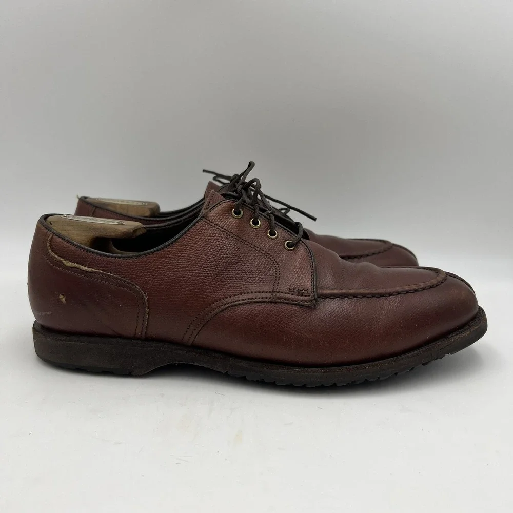Footjoy Classics Dry Premiere Golf Brown Leather Shoes Size 10D 26803R Spikeless